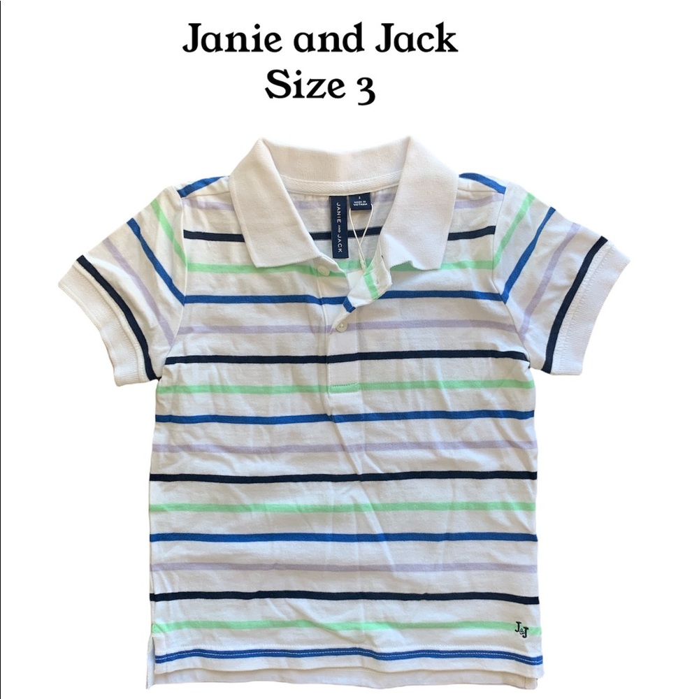 Janie and Jack NWT polo shirt Sz 3